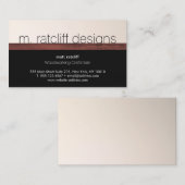 Moderne houtbewerker Houttimmerwerk Visitekaartje (Voorkant / Achterkant)