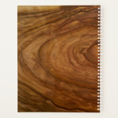 Moderne Houten Graan Custom Jaarlijkse Planner (Achterkant)