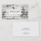 Moderne houtfotografen Visitekaartjes (Voorkant / Achterkant)