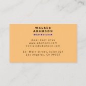 Moderne houtnerf look - Professioneel Visitekaartje (Achterkant)