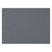 Moderne Houtskool Grijs Plain Solid Kleur Tafelkleed (Voorkant (Horizontaal))