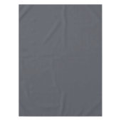 Moderne Houtskool Grijs Plain Solid Kleur Tafelkleed (Voorkant)