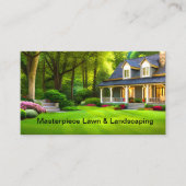 Moderne Huis Landscaping Visitekaartjes (Voorkant)