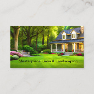 Moderne Huis Landscaping Visitekaartjes