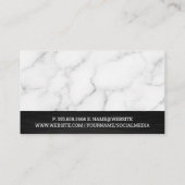 Moderne Huis | Onroerend goed Visitekaartje (Achterkant)