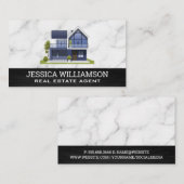 Moderne Huis | Onroerend goed Visitekaartje (Voorkant / Achterkant)