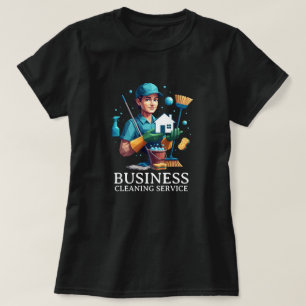 Moderne Huis Schoonmaak Dienst Huishoudelijke Hulp T-shirt