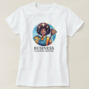 Moderne Huis Schoonmaak Dienst Huishoudelijke Hulp T-shirt
