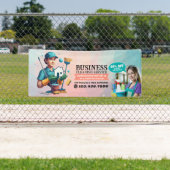 Moderne Huis Schoonmaak Dienst Huishouding Spandoek (Insitu)