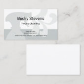 Moderne Huis Schoonmaak Eenvoudige Grijze Spray Fl Visitekaartje (Voorkant / Achterkant)