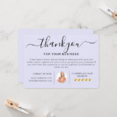 Moderne Huis Verwarming Bedankt Kaarten (Voorkant / Achterkant in situ)