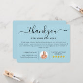 Moderne Huis Verwarming Bedankt Kaarten voor Vastg (Voorkant / Achterkant in situ)