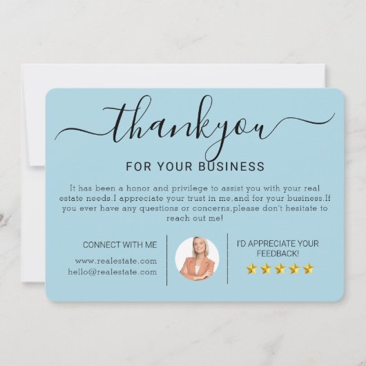 Moderne Huis Verwarming Bedankt Kaarten voor Vastg (Voorkant)