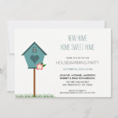 Moderne huiselijke housewarmingparty kaart (Voorkant)