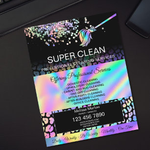 Moderne Huishoudelijke Schoonmaak Huishoudster Sch Flyer