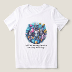 Moderne huishoudelijke schoonmaakdienst Huishoudel Tri-Blend Shirt
