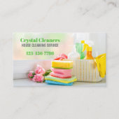 Moderne Huishoudster Maid Services Huishouden Visitekaartje (Voorkant)