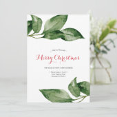 Moderne huisstijl We hebben ons verplaatst Feestdagenkaart (Staand voorkant)