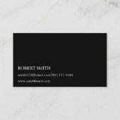 Moderne hulpkaart voor Blackboard Visitekaartje (Achterkant)