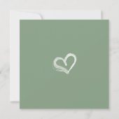 Moderne huwelijksaankondiging van verandering van save the date (Achterkant)