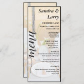 moderne huwelijksdiner uitnodiging (Voorkant / Achterkant)