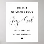 Moderne Huwelijksfan voor onze nummer één fans Sig Poster (Voorkant)