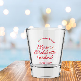 Moderne huwelijksfeest weekendparty favoriet shotg shot glas
