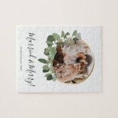 Moderne huwelijksfoto's en feestdagen legpuzzel (Horizontaal)