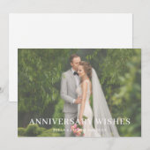 Moderne Huwelijksjubileum Liefdesfotodesign (Voorkant / Achterkant)