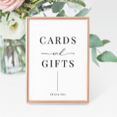 Moderne huwelijkskaarten en cadeaubonnen