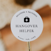 Moderne Huwelijkskater Kit Ronde Sticker