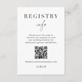 Moderne Huwelijksregister Info Bijlage Scan QR