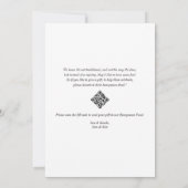 Moderne huwelijksreis fonds foto koppels douche kaart (Achterkant)