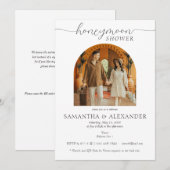 Moderne huwelijksreis fonds foto koppels douche kaart (Voorkant / Achterkant)