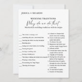 Moderne Huwelijkstradities Vrijgezellenfeest Game  Aankondiging (Voorkant)