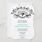  moderne huwelijksuitnodigingen kaart (Voorkant)