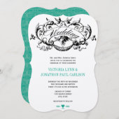  moderne huwelijksuitnodigingen kaart (Voorkant / Achterkant)