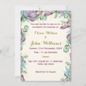 Moderne huwelijksuitnodigingen kaart (Voorkant)