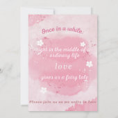 Moderne huwelijksuitnodigingen, minimalistische br kaart (Achterkant)