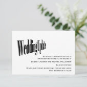 Moderne huwelijksupdate - Uitgesteld Save The Date (Staand voorkant)