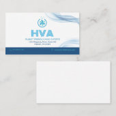 Moderne HVAC-klimaatregeling Visitekaartje (Voorkant / Achterkant)
