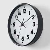 🕰️ Moderne hybride numerieke wandklok - Uniek (Hoek)