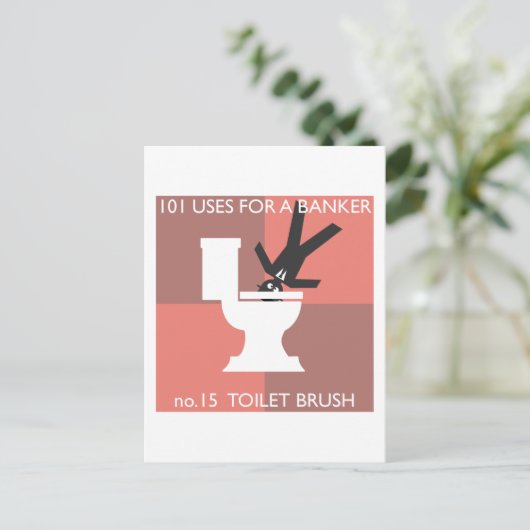 moderne hygiëne briefkaart (Staand voorkant)