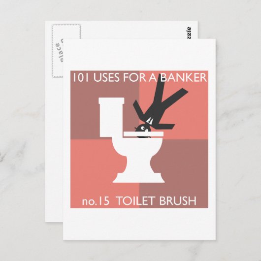 moderne hygiëne briefkaart (Voorkant / Achterkant)