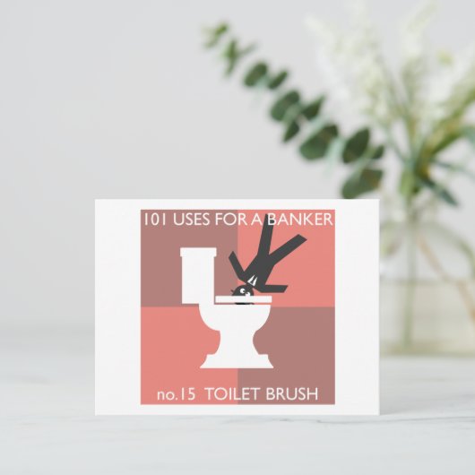 moderne hygiëne briefkaart (Staand voorkant)