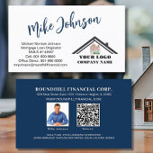 Moderne Hypotheek Professionele Logo QR Code Visitekaartje