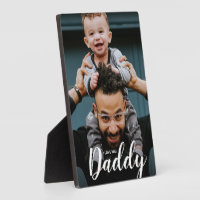 Moderne I Love You Dad Script Custom Photo