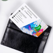 Moderne I olieverf Abstract Visitekaartje