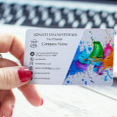 Moderne I olieverf Abstract Visitekaartje