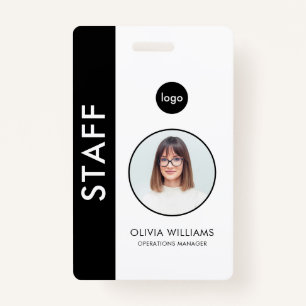 Moderne ID Custom Medewerker Badge